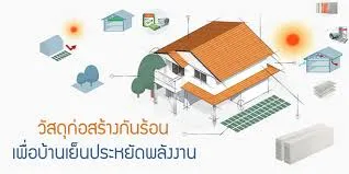 วัสดุบ้านไม่อมความร้อน