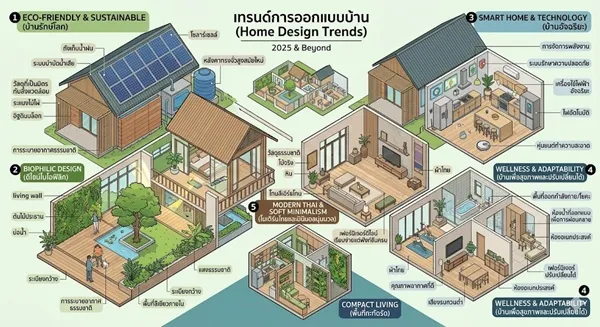 เทรนด์ออกแบบบ้านยั่งยืนโดยสถาปนิก